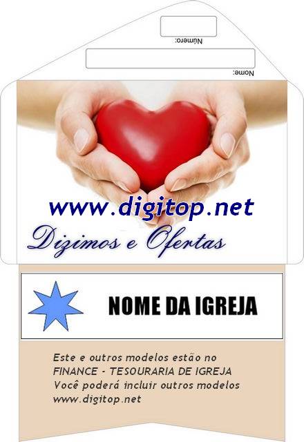 Envelope dizimos oferta