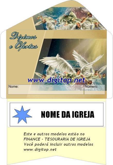 Envelope dizimos oferta